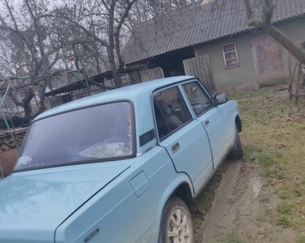 Синий ВАЗ 2107, объемом двигателя 5 л и пробегом 111 тыс. км за 950 $, фото 1 на Automoto.ua