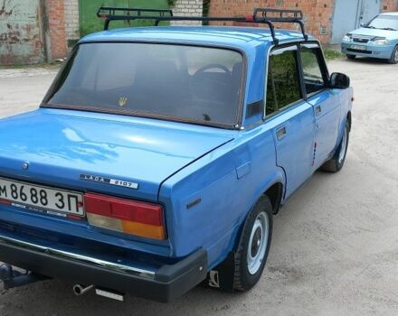 Синий ВАЗ 2107, объемом двигателя 0 л и пробегом 168 тыс. км за 900 $, фото 5 на Automoto.ua