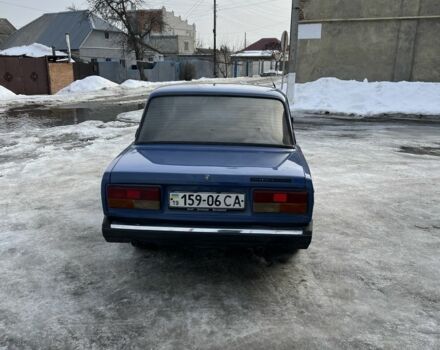 Синий ВАЗ 2107, объемом двигателя 1.5 л и пробегом 60 тыс. км за 395 $, фото 2 на Automoto.ua