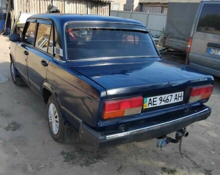 ВАЗ 2107 1989 в Днепре (Днепропетровске) на Automoto.ua Синий ВАЗ 2107, объемом двигателя 0 л и пробегом 90 тыс. км за 832 $, фото 3 на Automoto.ua