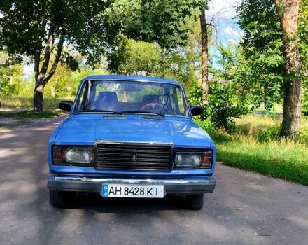 Синий ВАЗ 2107, объемом двигателя 1.5 л и пробегом 49 тыс. км за 650 $, фото 1 на Automoto.ua