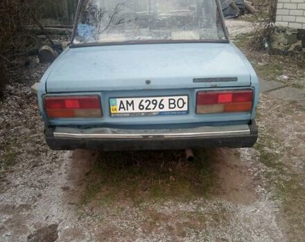 ВАЗ 2107 1990 в Коростышеве на Automoto.ua Синий ВАЗ 2107, объемом двигателя 1.5 л и пробегом 100 тыс. км за 1000 $, фото 7 на Automoto.ua