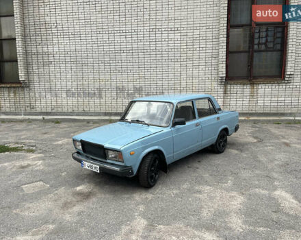 Синий ВАЗ 2107, объемом двигателя 1.5 л и пробегом 72 тыс. км за 1000 $, фото 1 на Automoto.ua
