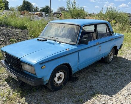 Синий ВАЗ 2107, объемом двигателя 1.5 л и пробегом 80 тыс. км за 242 $, фото 1 на Automoto.ua