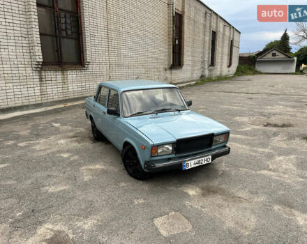 Синий ВАЗ 2107, объемом двигателя 1.5 л и пробегом 72 тыс. км за 1000 $, фото 4 на Automoto.ua