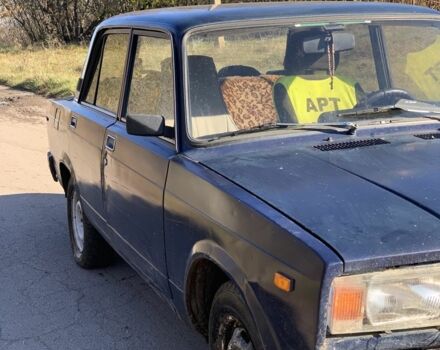 Синий ВАЗ 2107, объемом двигателя 1.5 л и пробегом 3 тыс. км за 650 $, фото 1 на Automoto.ua