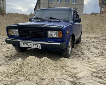 Синий ВАЗ 2107, объемом двигателя 1.5 л и пробегом 88 тыс. км за 646 $, фото 1 на Automoto.ua