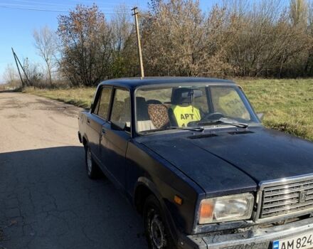 Синий ВАЗ 2107, объемом двигателя 1.5 л и пробегом 3 тыс. км за 650 $, фото 3 на Automoto.ua