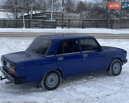 Синий ВАЗ 2107, объемом двигателя 1.5 л и пробегом 333 тыс. км за 1500 $, фото 2 на Automoto.ua