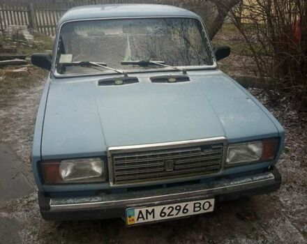 Синий ВАЗ 2107, объемом двигателя 1.5 л и пробегом 100 тыс. км за 1000 $, фото 4 на Automoto.ua