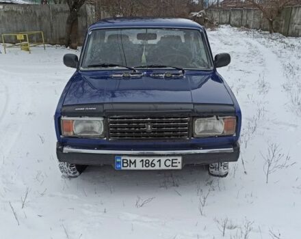 Синий ВАЗ 2107, объемом двигателя 0 л и пробегом 30 тыс. км за 600 $, фото 1 на Automoto.ua