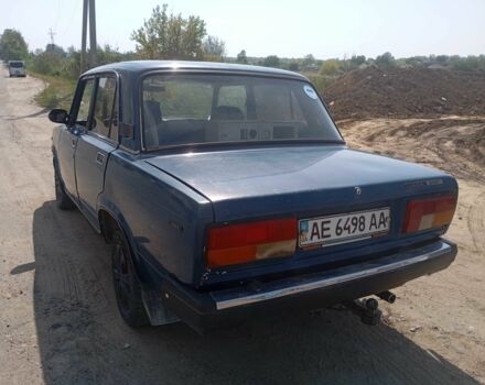 Синий ВАЗ 2107, объемом двигателя 1.5 л и пробегом 100 тыс. км за 485 $, фото 1 на Automoto.ua