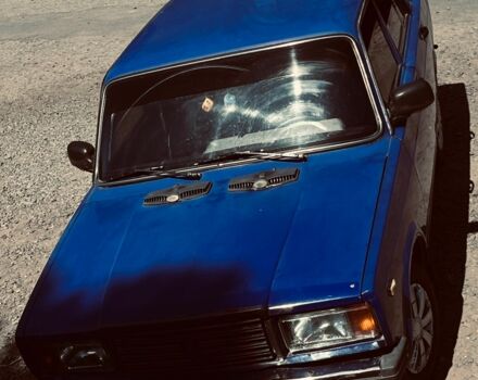 Синій ВАЗ 2107, об'ємом двигуна 1.7 л та пробігом 100 тис. км за 200 $, фото 1 на Automoto.ua