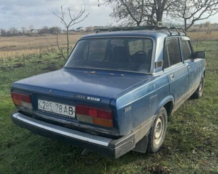 Синий ВАЗ 2107, объемом двигателя 1.5 л и пробегом 117 тыс. км за 641 $, фото 1 на Automoto.ua
