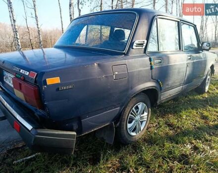 Синий ВАЗ 2107, объемом двигателя 1.3 л и пробегом 190 тыс. км за 600 $, фото 12 на Automoto.ua