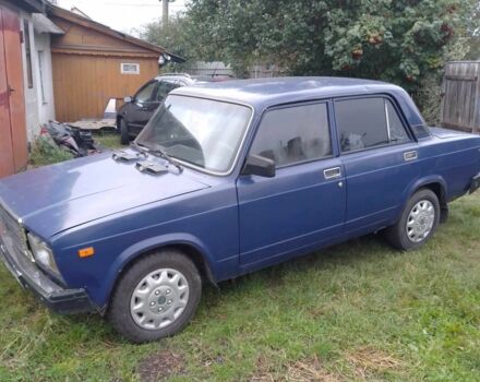Синий ВАЗ 2107, объемом двигателя 1.5 л и пробегом 140 тыс. км за 461 $, фото 1 на Automoto.ua