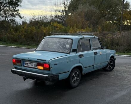 ВАЗ 2107 1995 в Андрушевке на Automoto.ua Синий ВАЗ 2107, объемом двигателя 1.5 л и пробегом 20 тыс. км за 750 $, фото 5 на Automoto.ua
