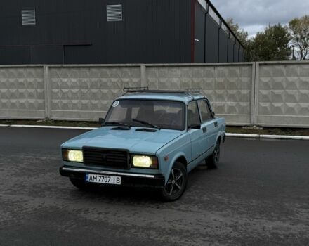 ВАЗ 2107 1995 в Андрушевке на Automoto.ua Синий ВАЗ 2107, объемом двигателя 1.5 л и пробегом 20 тыс. км за 750 $, фото 1 на Automoto.ua