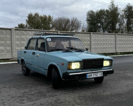 ВАЗ 2107 1995 в Андрушевке на Automoto.ua Синий ВАЗ 2107, объемом двигателя 1.5 л и пробегом 20 тыс. км за 750 $, фото 2 на Automoto.ua