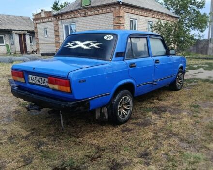 ВАЗ 2107 1996 в Новомосковске на Automoto.ua Синий ВАЗ 2107, объемом двигателя 1.5 л и пробегом 230 тыс. км за 500 $, фото 6 на Automoto.ua