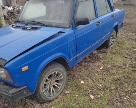 ВАЗ 2107 1996 в Новомосковске на Automoto.ua Синий ВАЗ 2107, объемом двигателя 1.5 л и пробегом 230 тыс. км за 500 $, фото 2 на Automoto.ua