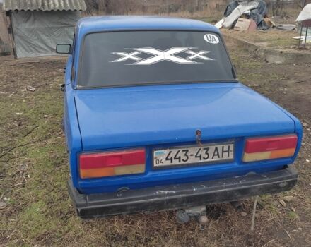 ВАЗ 2107 1996 в Новомосковске на Automoto.ua Синий ВАЗ 2107, объемом двигателя 1.5 л и пробегом 230 тыс. км за 500 $, фото 5 на Automoto.ua