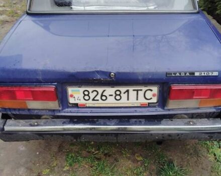 Синий ВАЗ 2107, объемом двигателя 1.5 л и пробегом 200 тыс. км за 750 $, фото 3 на Automoto.ua