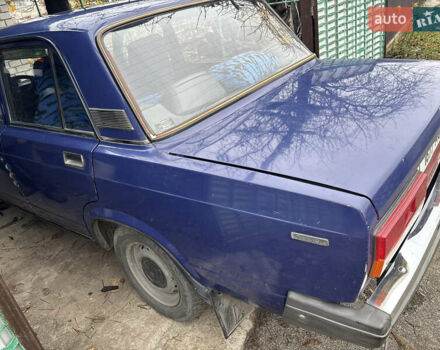 Синий ВАЗ 2107, объемом двигателя 1.45 л и пробегом 74 тыс. км за 1300 $, фото 4 на Automoto.ua