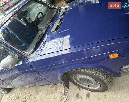 Синий ВАЗ 2107, объемом двигателя 1.45 л и пробегом 74 тыс. км за 1300 $, фото 1 на Automoto.ua