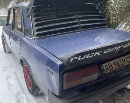 Синий ВАЗ 2107, объемом двигателя 1.5 л и пробегом 25 тыс. км за 1050 $, фото 4 на Automoto.ua