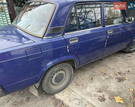 Синий ВАЗ 2107, объемом двигателя 1.45 л и пробегом 74 тыс. км за 1300 $, фото 2 на Automoto.ua