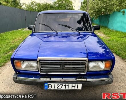 Синий ВАЗ 2107, объемом двигателя 1.5 л и пробегом 186 тыс. км за 1200 $, фото 3 на Automoto.ua
