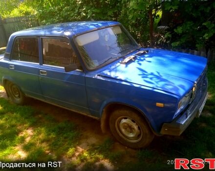 Синий ВАЗ 2107, объемом двигателя 1.5 л и пробегом 65 тыс. км за 650 $, фото 1 на Automoto.ua