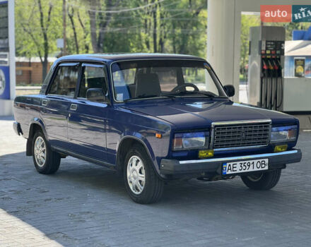 Синий ВАЗ 2107, объемом двигателя 1.5 л и пробегом 90 тыс. км за 1750 $, фото 2 на Automoto.ua