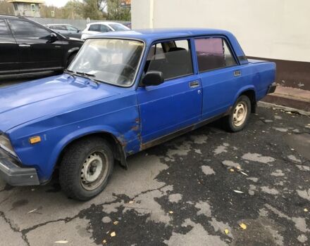 Синий ВАЗ 2107, объемом двигателя 1.4 л и пробегом 100 тыс. км за 760 $, фото 1 на Automoto.ua