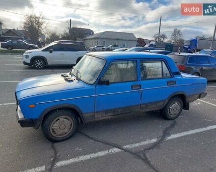 Синий ВАЗ 2107, объемом двигателя 1.45 л и пробегом 98 тыс. км за 600 $, фото 2 на Automoto.ua