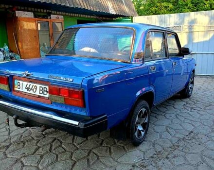 Синий ВАЗ 2107, объемом двигателя 1.5 л и пробегом 0 тыс. км за 950 $, фото 2 на Automoto.ua
