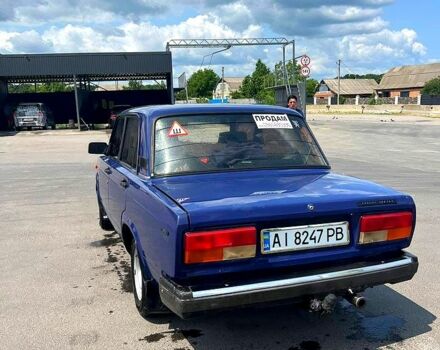 Синий ВАЗ 2107, объемом двигателя 1.5 л и пробегом 100 тыс. км за 1300 $, фото 1 на Automoto.ua
