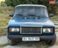 Синий ВАЗ 2107, объемом двигателя 1.45 л и пробегом 190 тыс. км за 600 $, фото 1 на Automoto.ua