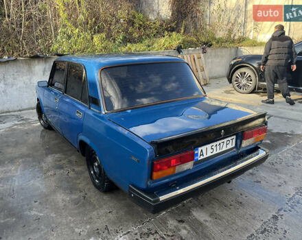 Синий ВАЗ 2107, объемом двигателя 1.6 л и пробегом 300 тыс. км за 1200 $, фото 16 на Automoto.ua