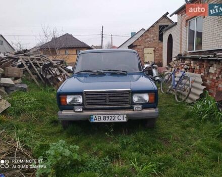 Синий ВАЗ 2107, объемом двигателя 1.5 л и пробегом 30 тыс. км за 1150 $, фото 1 на Automoto.ua