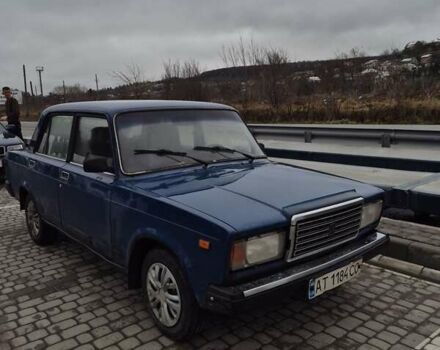 Синий ВАЗ 2107, объемом двигателя 1.5 л и пробегом 100 тыс. км за 650 $, фото 1 на Automoto.ua