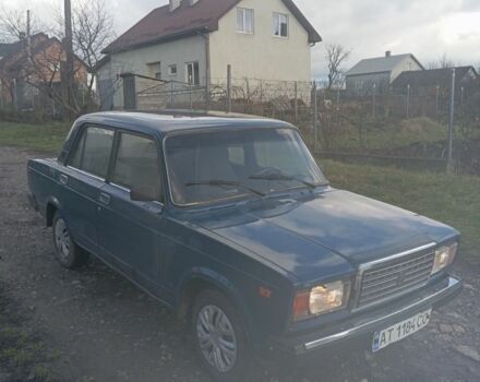 Синий ВАЗ 2107, объемом двигателя 1.5 л и пробегом 70 тыс. км за 670 $, фото 2 на Automoto.ua