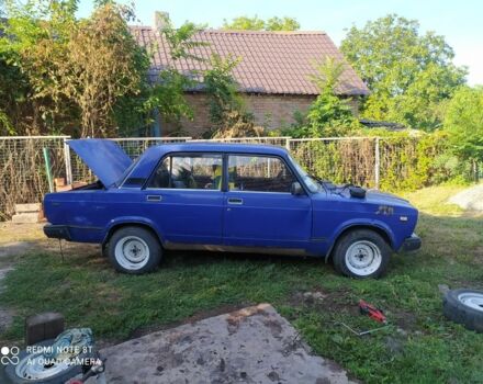 Синий ВАЗ 2107, объемом двигателя 0 л и пробегом 350 тыс. км за 650 $, фото 2 на Automoto.ua
