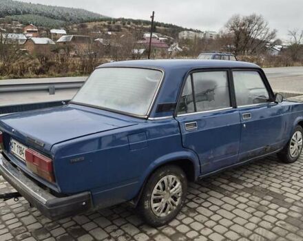 Синий ВАЗ 2107, объемом двигателя 1.5 л и пробегом 100 тыс. км за 650 $, фото 2 на Automoto.ua