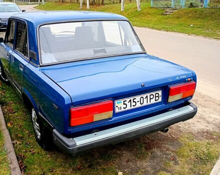 Синий ВАЗ 2107, объемом двигателя 1.5 л и пробегом 210 тыс. км за 1000 $, фото 6 на Automoto.ua