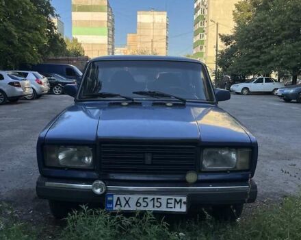 Синий ВАЗ 2107, объемом двигателя 1.45 л и пробегом 205 тыс. км за 900 $, фото 3 на Automoto.ua
