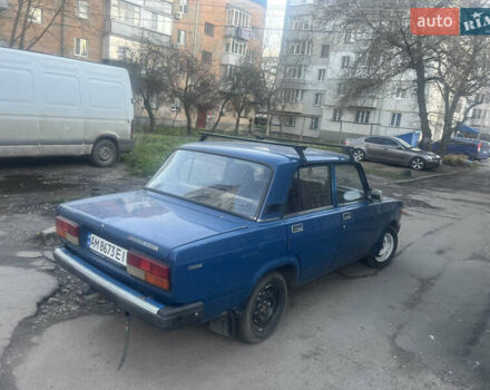 Синий ВАЗ 2107, объемом двигателя 1.5 л и пробегом 78 тыс. км за 950 $, фото 2 на Automoto.ua