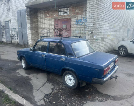 Синий ВАЗ 2107, объемом двигателя 1.5 л и пробегом 78 тыс. км за 950 $, фото 1 на Automoto.ua