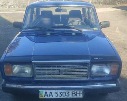 Синий ВАЗ 2107, объемом двигателя 1.57 л и пробегом 158 тыс. км за 1200 $, фото 15 на Automoto.ua